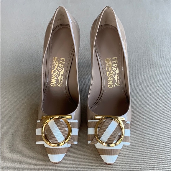 Salvatore Ferragamo Ezia 100mm Pumps - Picture 4 of 15